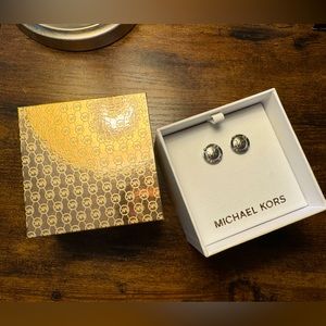 Michael Kors Button Stud Earrings